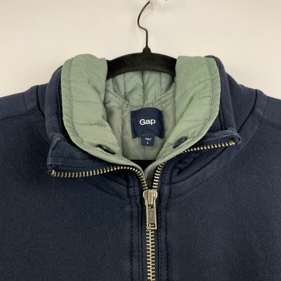 GAP full zip sweatshirt with attached vest liner Men's Large - Picture 2 of 16